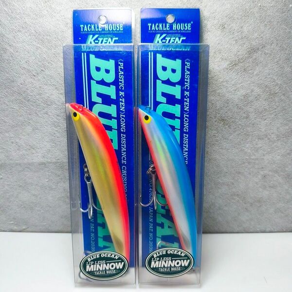 タックルハウス BKLM140 TACKLEHOUSH K-TEN BLUE OCEAN LIP LESS MINNOW 未開封