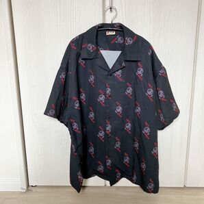 FACT 開襟シャツ 総柄シャツ 古着
