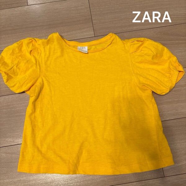 ZARA パフスリーブ カットソー 122cm