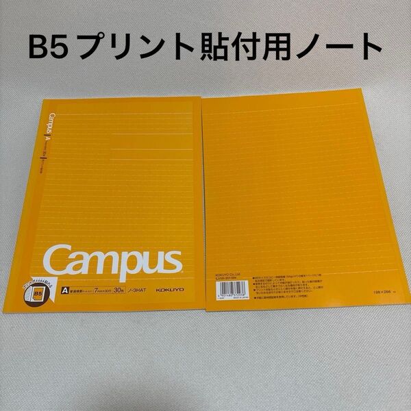 コクヨ Campus B5プリント貼付用ノート 30枚 2冊セット