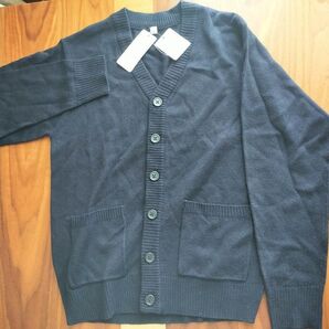 新品 スクールカーディガン 紺色 150cm