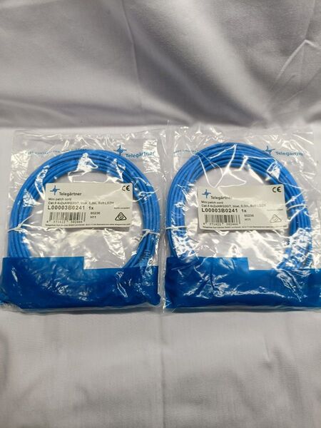 LAN ケーブル 5m 2本セット 未使用品 cat6