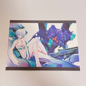 エヴァンゲリオン 貞本義行 描き下ろし 限定 ポストカード 綾波レイ 初号機