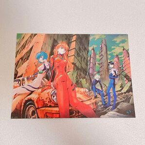 エヴァンゲリオン 貞本義行 描き下ろし 限定 ポストカード 碇シンジ 渚カヲル 綾波レイ アスカ