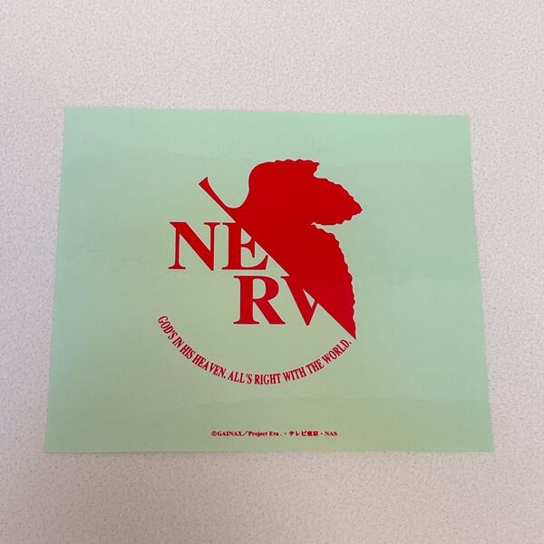 エヴァンゲリオン 限定 レトロ シール ステッカー NERV