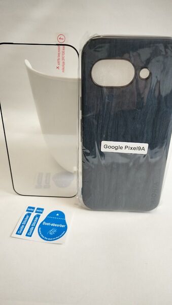 最新機種ケース!Pixel9a ブルー(保護ガラス+448円)