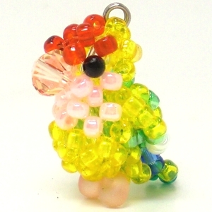 ko The Klein ko Tiger Cherry *2 *3WAY( strap * earphone jack * fastener charm ) atelier small bird shop san beads parakeet strap 