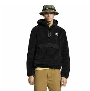 THE NORTH FACE ノースフェイス フリース プルオーバー ブラック 黒 XXL 未使用 CAMPSHIRE PULLOVER HOODIE シェルパフリース USA限定 ②