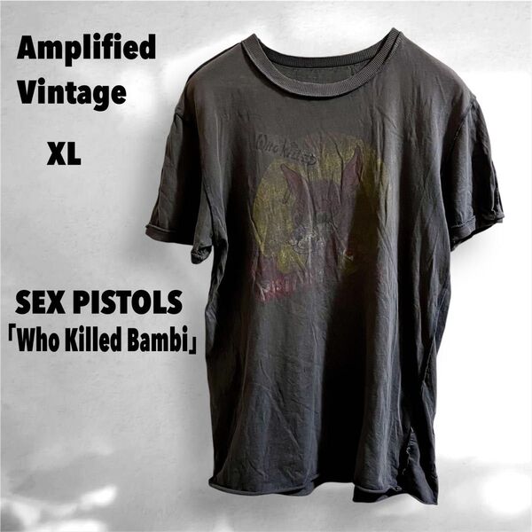Amplified Vintageセックス・ピストルズ Tシャツ XLサイズ 半袖Tシャツ 黒 アンプリファイド ヴィンテージ