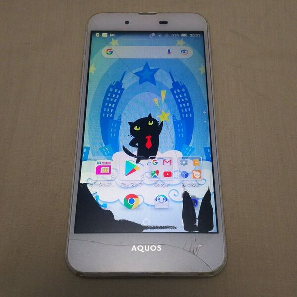 AQUOS L2 SH-L02 ホワイト《ジャンク品》
