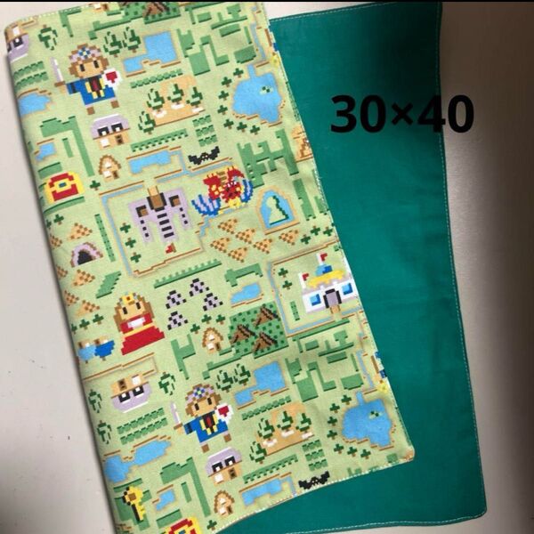 リバーシブルランチョンマットゲーム柄約30×40