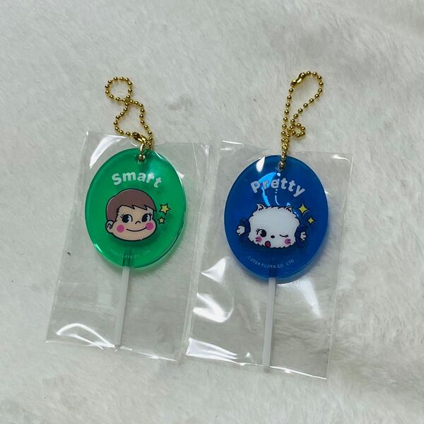 不二家 ペコちゃん キャンディーキーホルダー