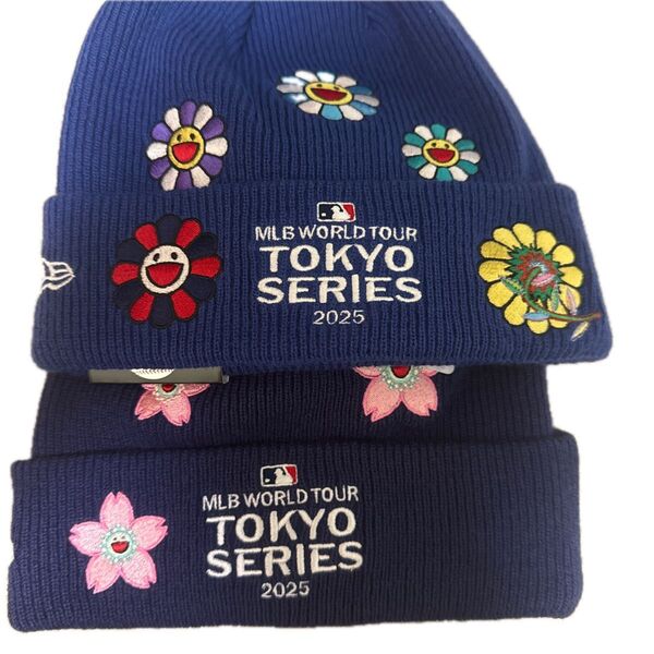 村上隆コラボ MLB Tokyo series ドジャース カブス ニット帽 2種