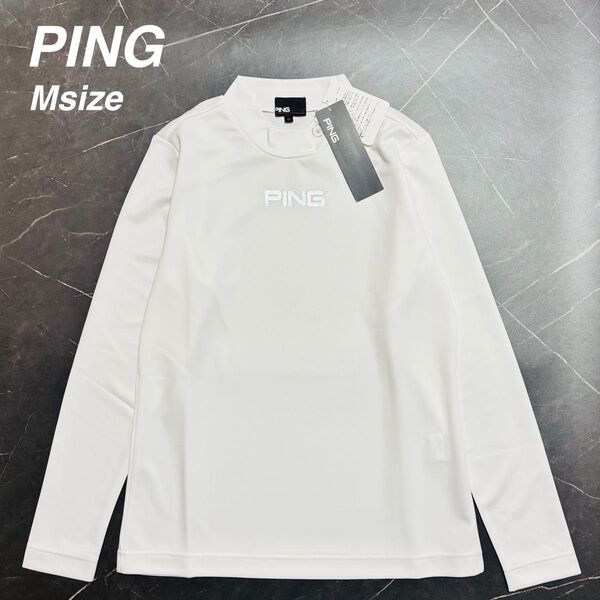 【新品】PING ピン ゴルフウェア 長袖シャツ レディースM 白