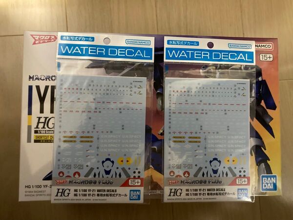 HG 1/100 YF-21 + 専用水転写式デカール2枚 マクロス マクロスプラス