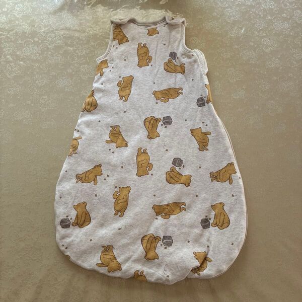 【美品】【Disney公式】くまのプーさん スリーパー おくるみ 70cm