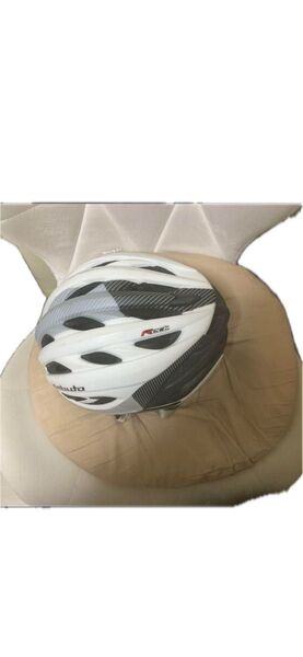 kabuto サイクルヘルメット 白黒 ツートンカラー