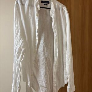 zara 長袖ホワイトシャツ