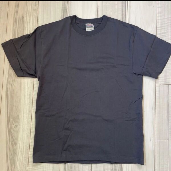 ヘインズ ビーフィー 無地 Tシャツ チャコールグレー Lサイズ 半袖