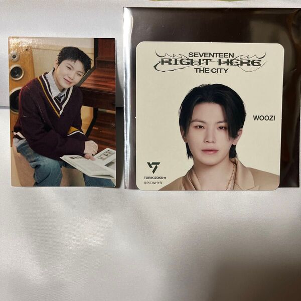 SEVENTEEN HOLIDAY PHTO CARD トリキ コースター ウジ