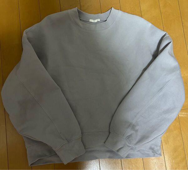 GU ダブルフェイススウェットプルオーバー 長袖 スウェット トレーナー