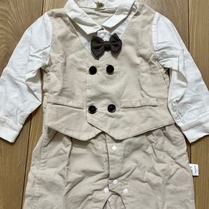 ロンパース カバーオール 男の子 退院着 お宮参り ニューボン フォーマル セレモニー 60cm 70㎝