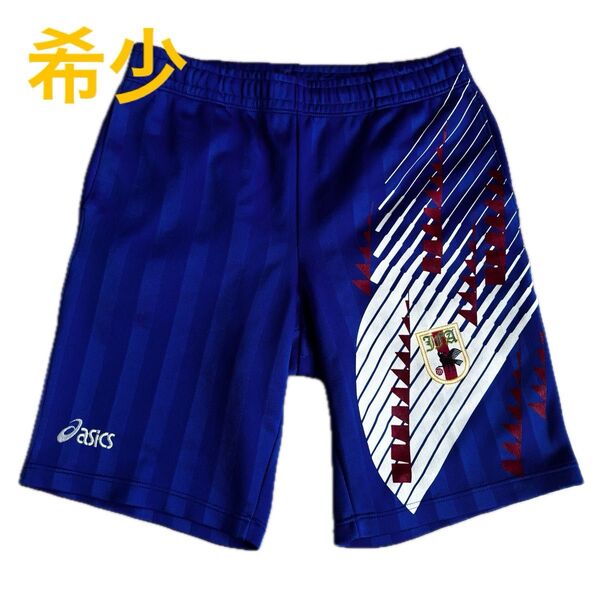 【超希少】asics アシックス ゴールドタイガー サッカー 日本代表 ハーフパンツ ドーハ L ヴィンテージ 当時物