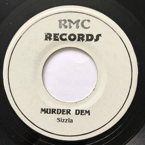 試聴 / SIZZLA / MURDER DEM /Duck riddim/RMC/reggae/dancehall/remix/big hit !!/7inch