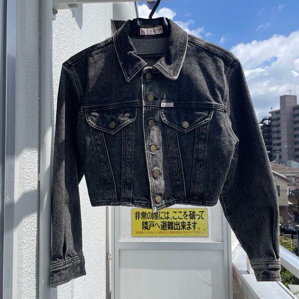 USA製 Guess クロップド丈 Gジャン デニムジャケット