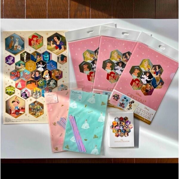 ディズニー クリアファイル 付箋 シール クリアパック
