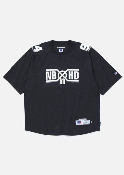 M NEIGHBORHOODNH X BOUNTY HUNTER X RUSSELL ATHLETIC . CREWNECK SS