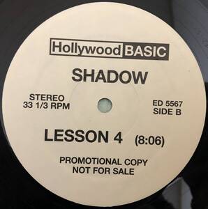 DJ SHADOW - LESSON 4 / LIFERS GROUP - REAL DEAL (SHADOW REMIX) / HOLLYWOOD BASIC PROMO