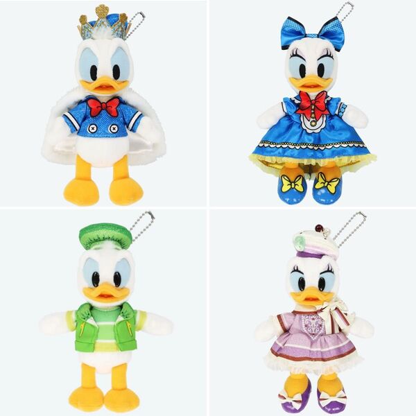 ドナルド ディズニー パルパルーザ デイジー ぬいぐるみバッジ ディズニーランド クワッキー ヴァネロペ ドナパル ぬいば