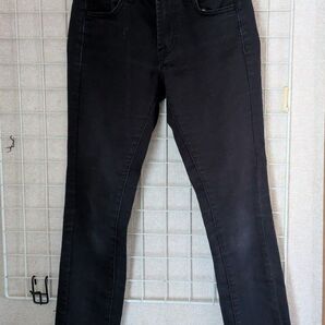 ハートマーケット 黒スキニーデニム SS