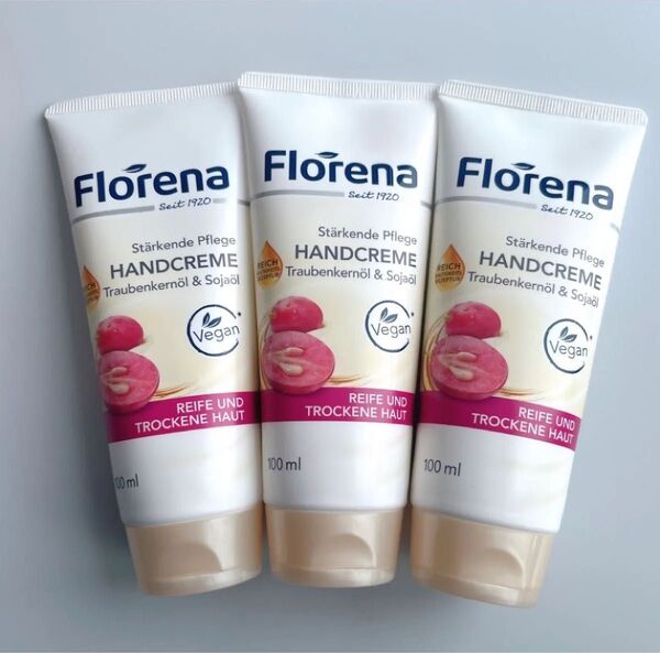 フロレナ ハンドクリーム グレープシード&ソイオイル100ml×3
