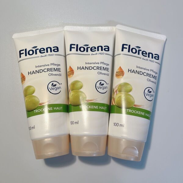 Florena フロレナ ハンドクリーム オリーブ 100ml 3本セット