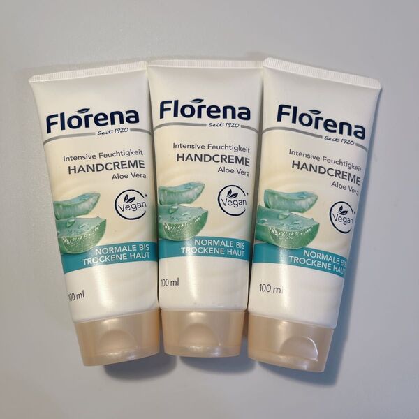 Florena フロレナ ハンドクリーム アロエベラ 100ml 3本セット