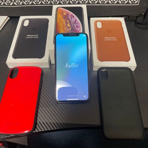 iPhone XS ゴールド 256GB SIMフリー ケース付き