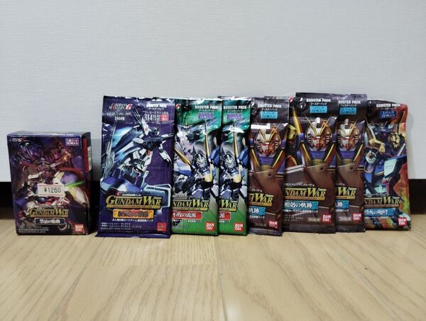 ガンダムウォースターター1個&ブースター7パック