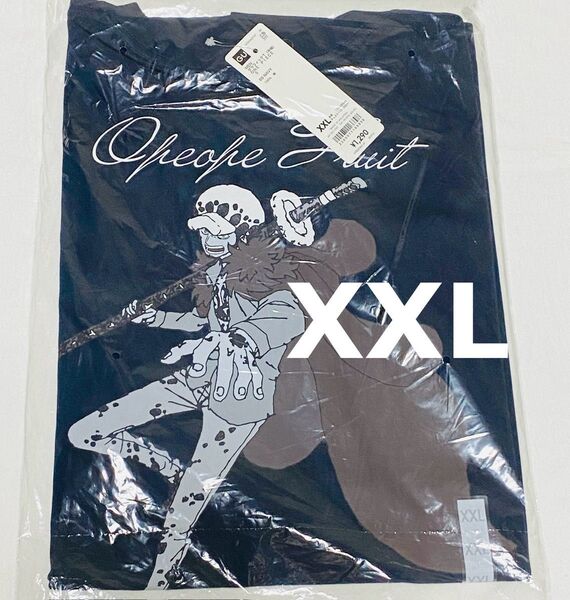 GU ワンピース トラファルガー・ロー Tシャツ XXL ネイビー 未使用