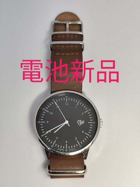 シーエイチピーオー メンズ腕時計 電池交換済