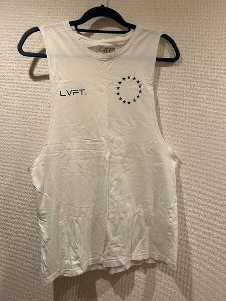 LIVE FIT ノースリーブ タンクトップ ホワイトS
