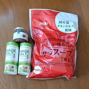 久世福、エスビー、youkiなどのおいしい調味料4点セット