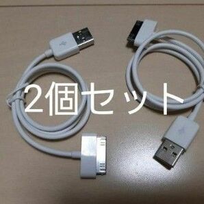 2個セット iPhone iPad pod dock 充電転送ケーブル