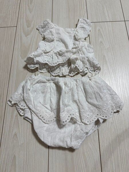 バースデイ/tete a tete セットアップ ホワイト 80size
