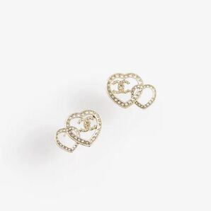 CHANELシャネル ピアス ゴールド ハート