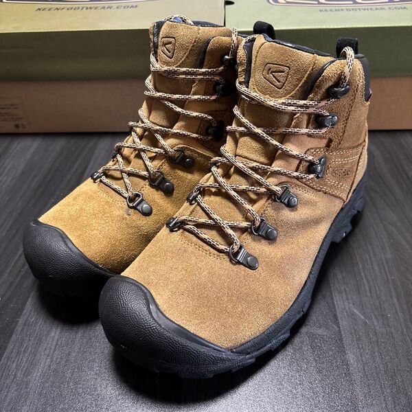 KEEN キーン ピレニーズ WP ハイキングシューズ メンズ ラテ 26.5cm 希少☆美品☆はやい者勝ち