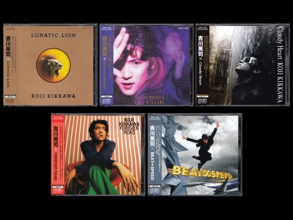 吉川晃司【CD 5枚】LUNATIC LION / Shyness Overdrive / Cloudy Heart ほか
