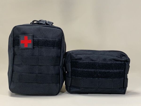 【ブラック】 タクティカルポーチ ミリタリーポーチ モールシステム molle