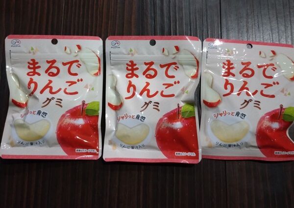 FUJIYA 不二家 まるでりんごグミ 3個